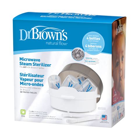 dr.brown sterilizer|Dr. Browns Baby Bottle Microwave Steam Sterilizer